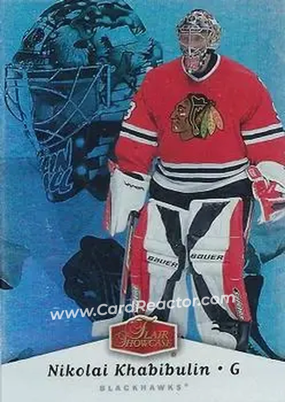 2006-07 Flair Showcase #24 - Nikolai Khabibulin - Chicago Blackhawks - Front 2006-07 Flair Showcase #24 - Nikolai Khabibulin - Chicago Blackhawks - Front