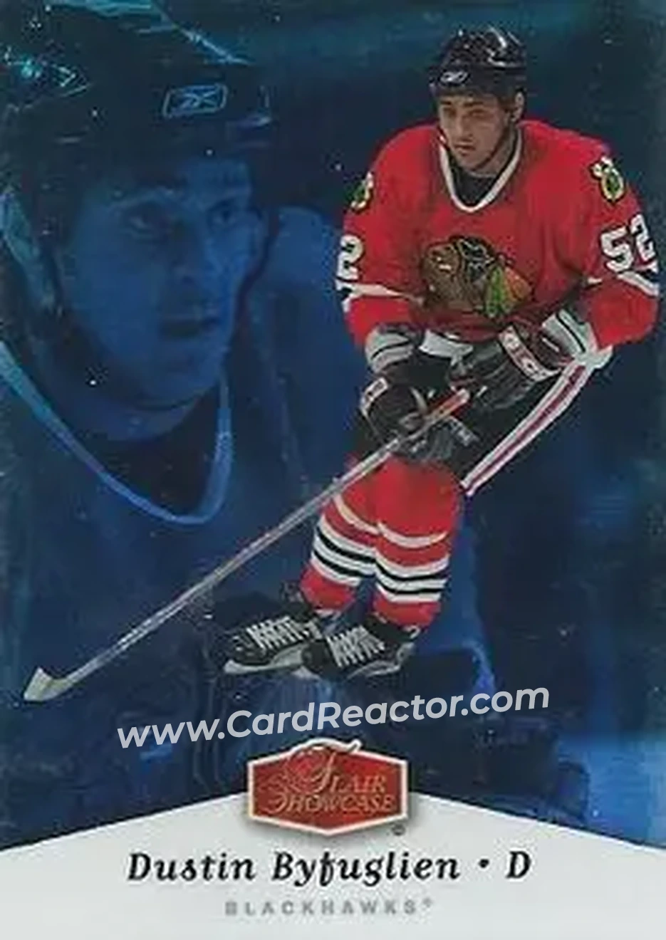2006-07 Flair Showcase #26 - Dustin Byfuglien - Chicago Blackhawks - Front