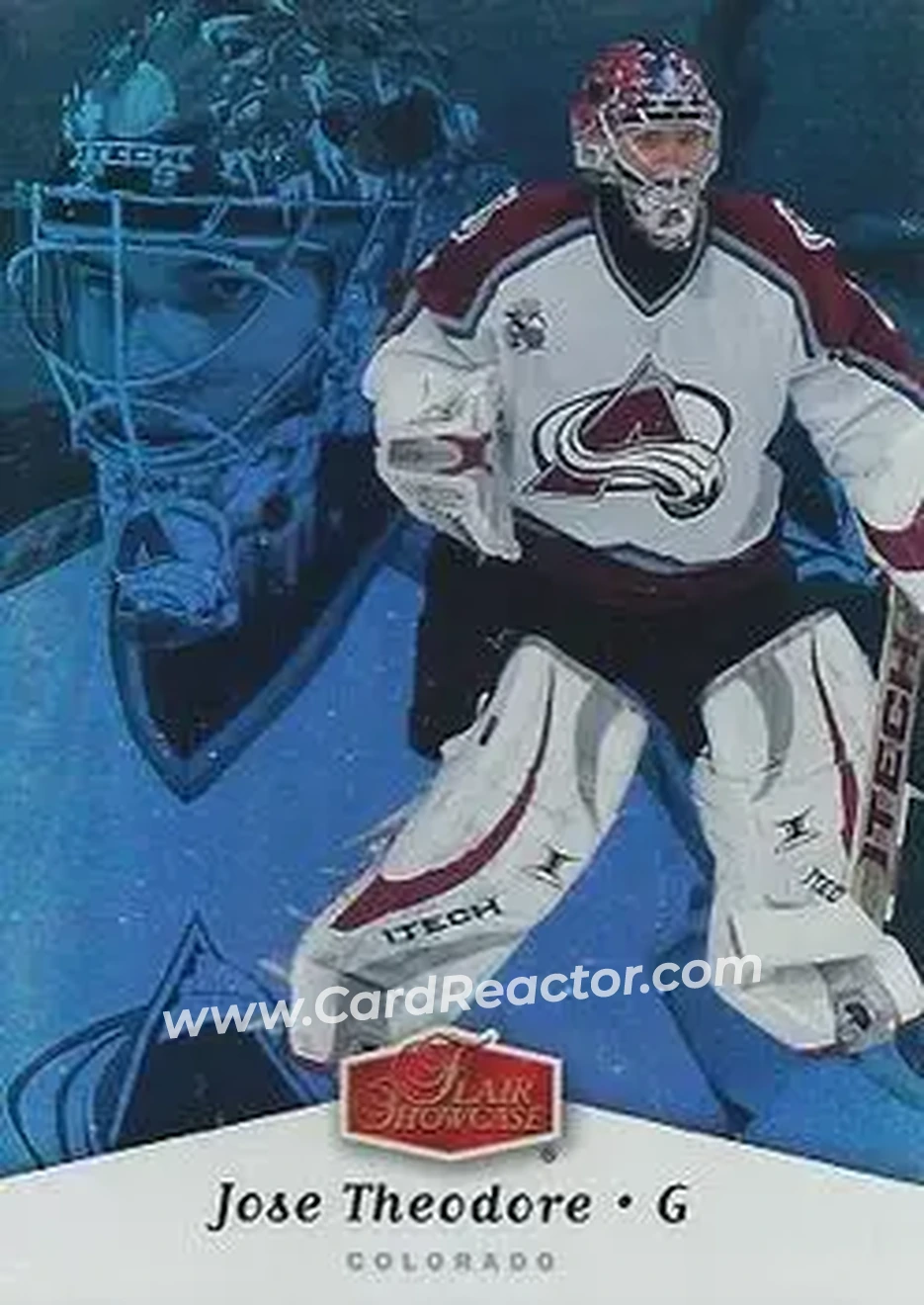 2006-07 Flair Showcase #29 - Jose Theodore - Colorado Avalanche - Front