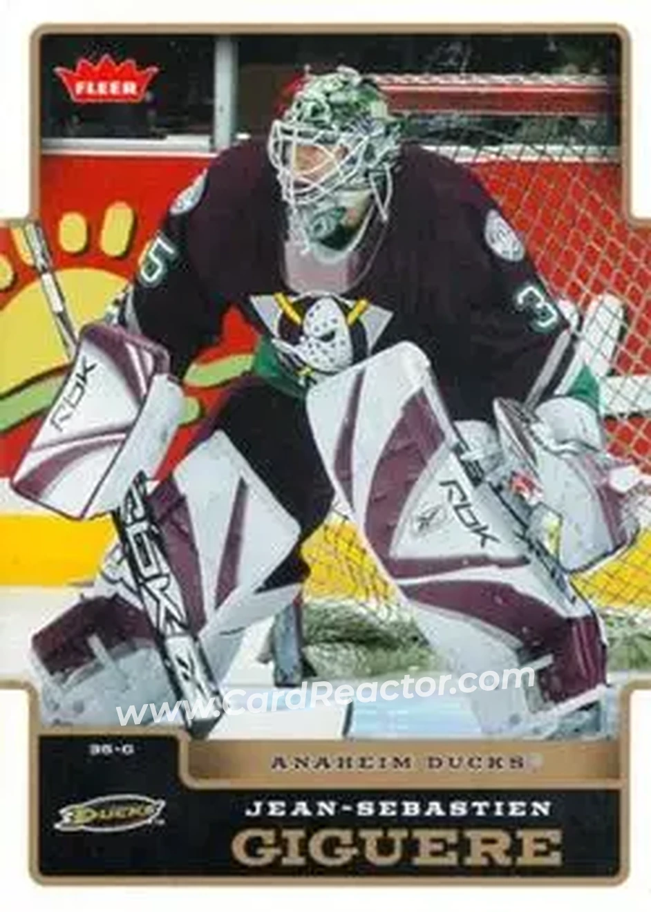 2006-07 Fleer #1 - Jean-Sebastien Giguere - Anaheim Ducks - Front