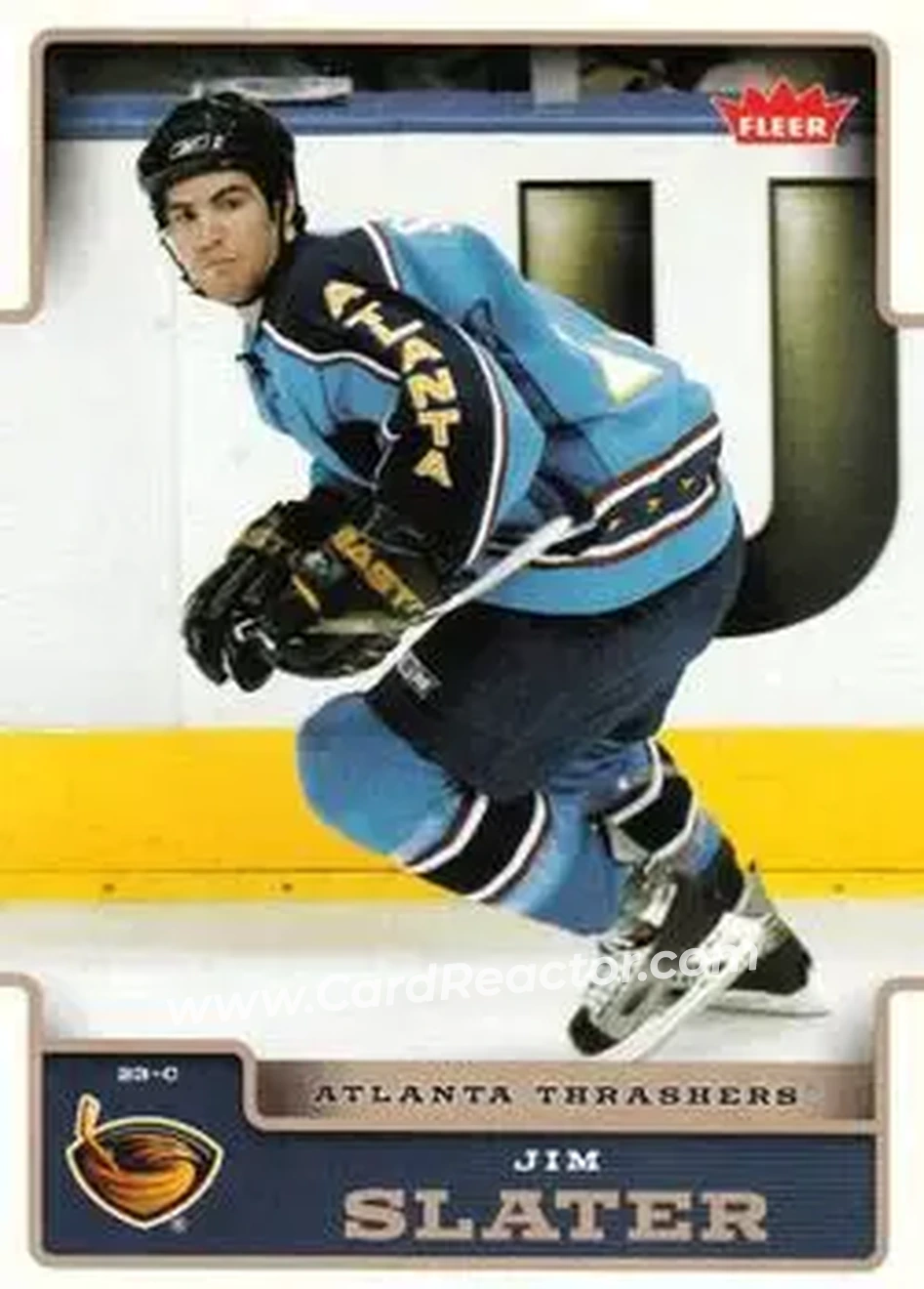 2006-07 Fleer #9 - Jim Slater - Atlanta Thrashers - Front