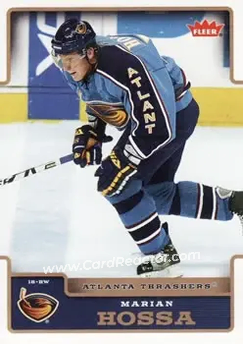 2006-07 Fleer #12 - Marian Hossa - Atlanta Thrashers - Front