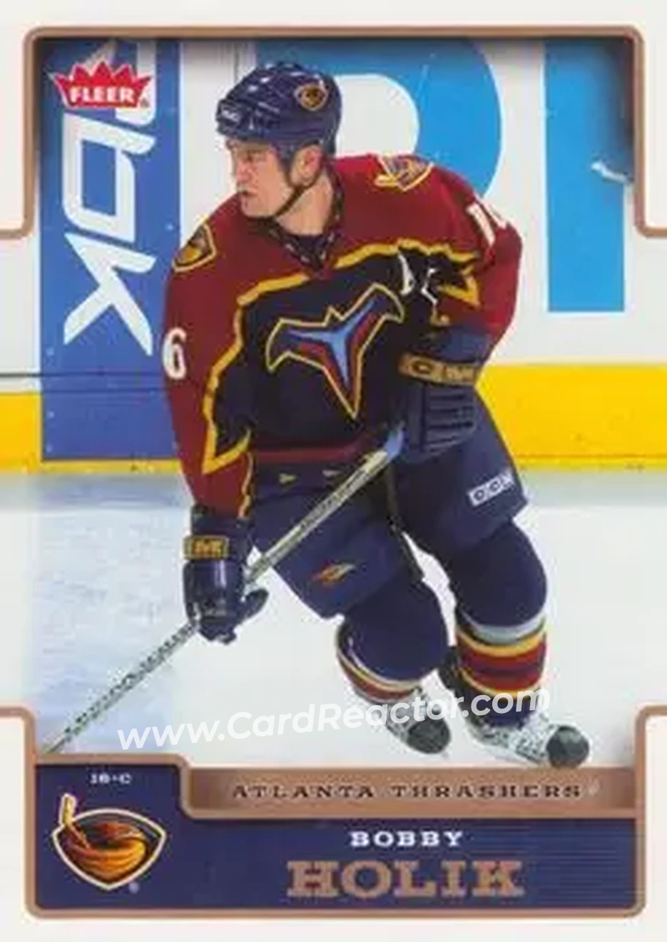 2006-07 Fleer #13 - Bobby Holik - Atlanta Thrashers - Front