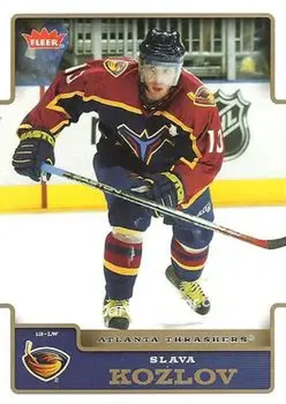 2006-07 Fleer #14 - Slava Kozlov - Atlanta Thrashers - Front