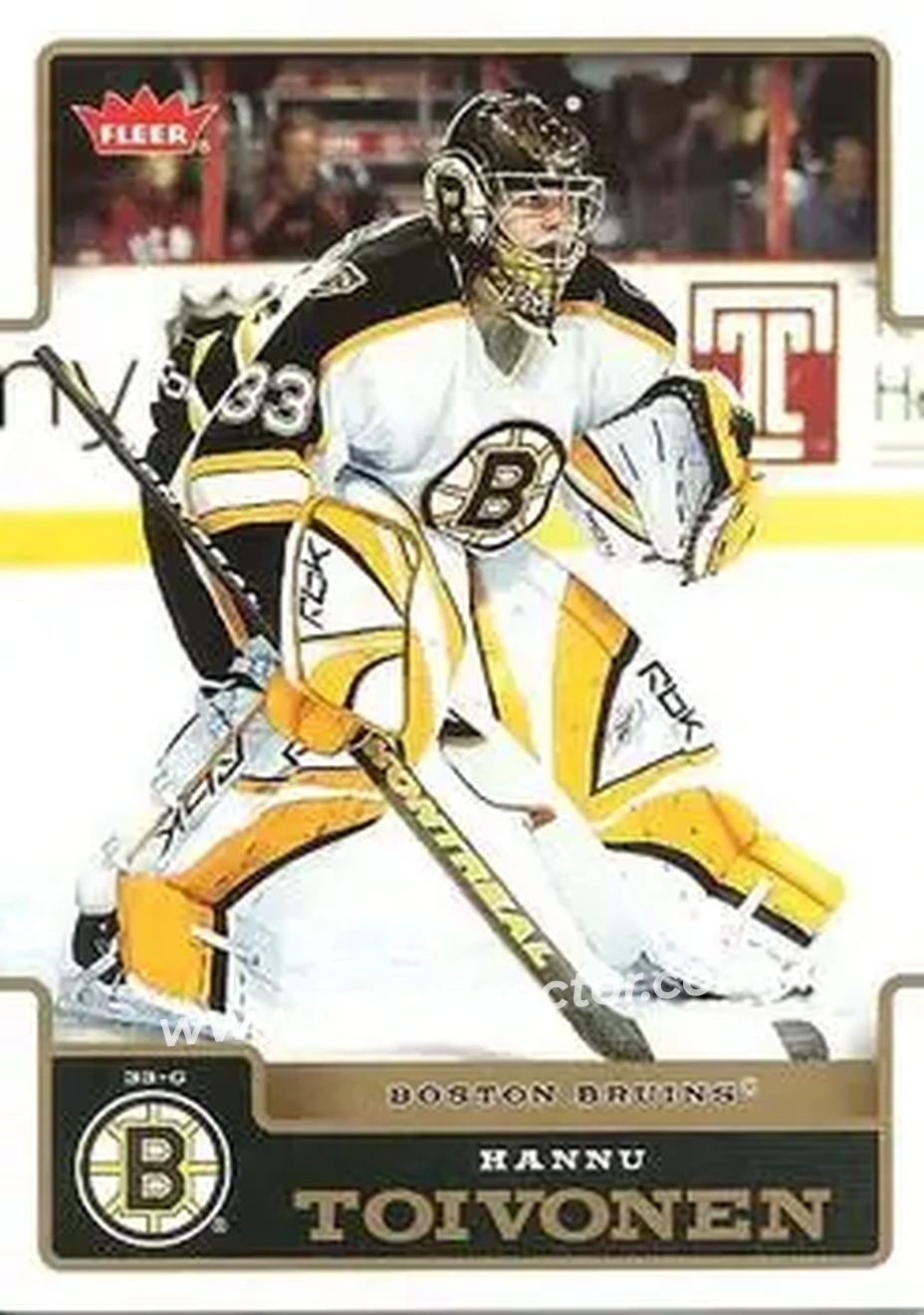 2006-07 Fleer #16 - Hannu Toivonen - Boston Bruins - Front