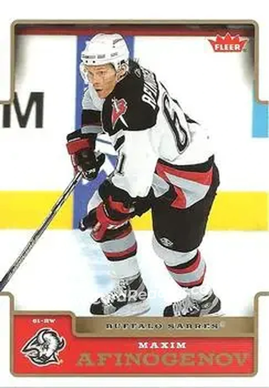 2006-07 Fleer #22 - Maxim Afinogenov - Buffalo Sabres - Front