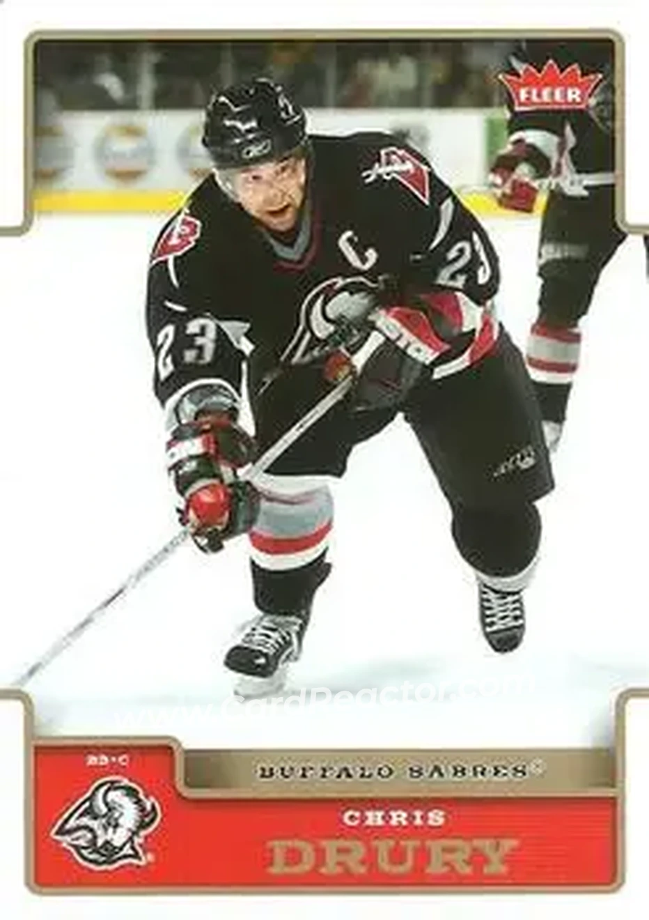 2006-07 Fleer #23 - Chris Drury - Buffalo Sabres - Front