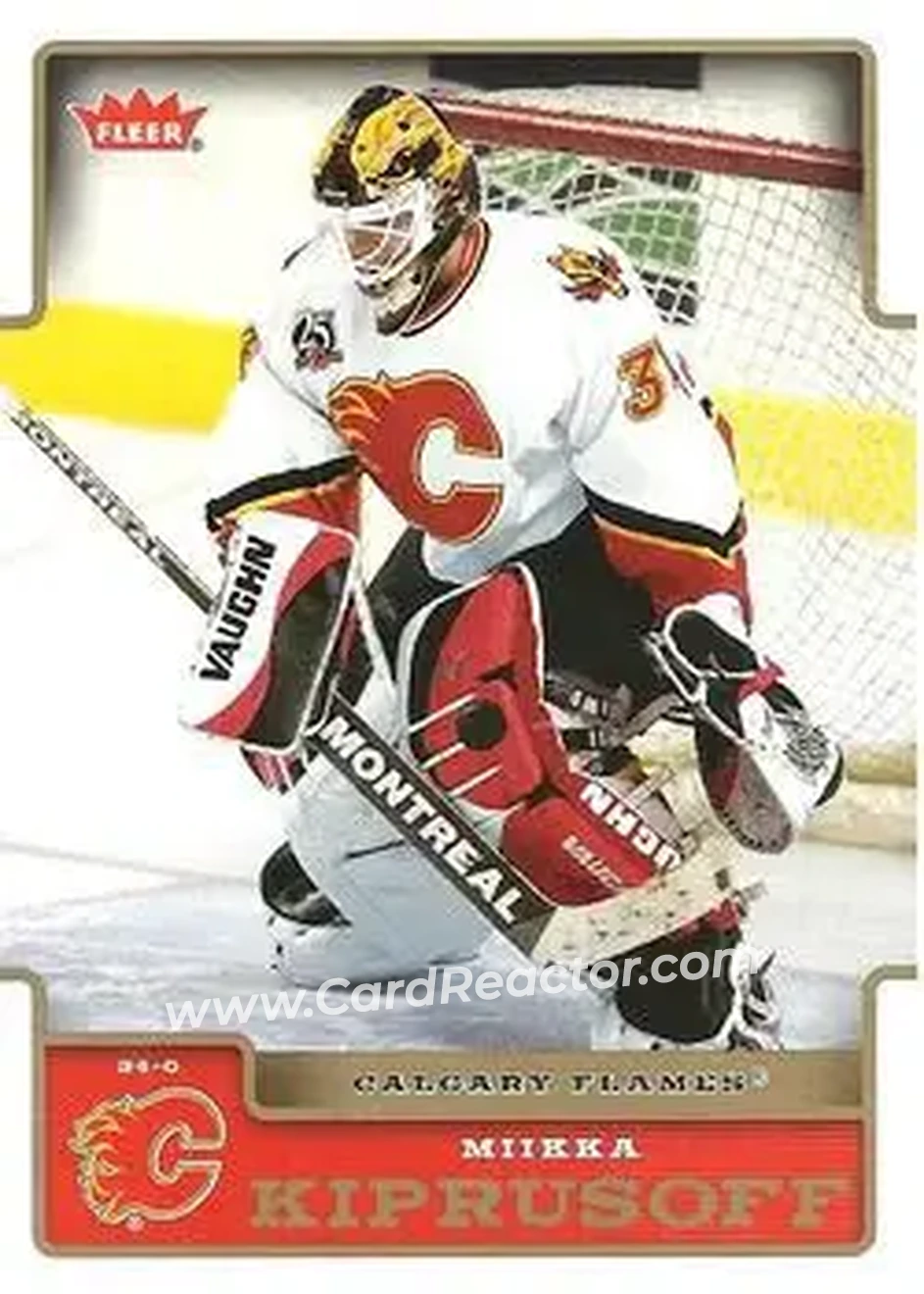 2006-07 Fleer #30 - Miikka Kiprusoff - Calgary Flames - Front