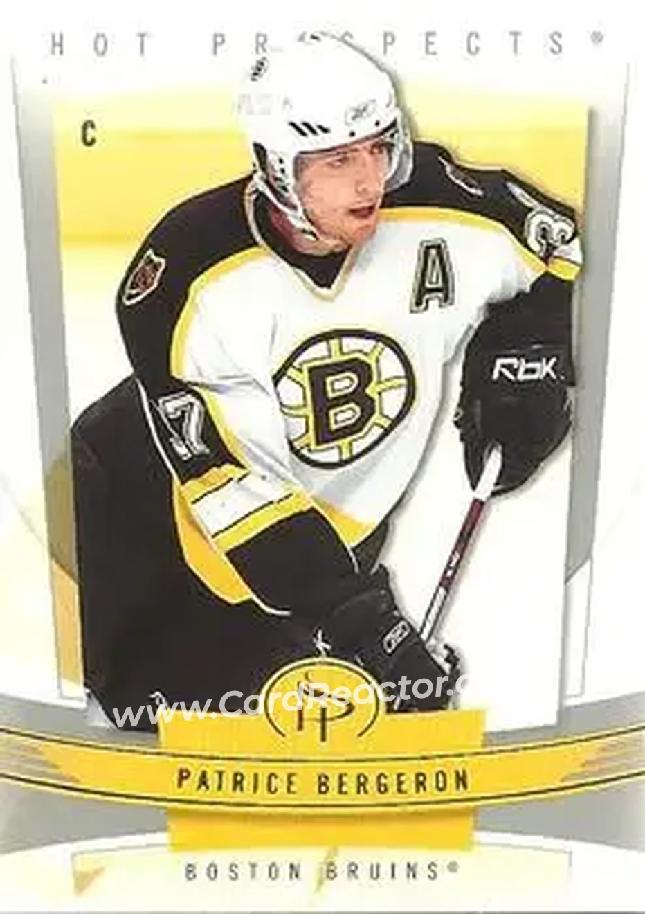 2006-07 Fleer Hot Prospects #7 - Patrice Bergeron - Boston Bruins - Front