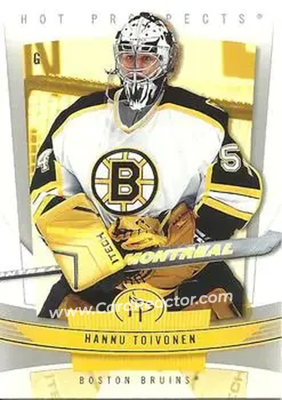 2006-07 Fleer Hot Prospects #8 - Hannu Toivonen - Boston Bruins - Front
