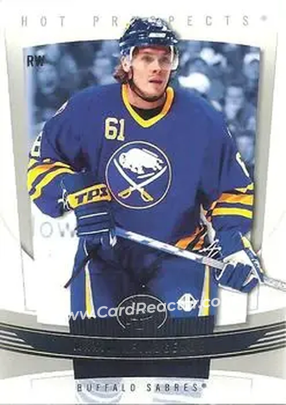 2006-07 Fleer Hot Prospects #14 - Maxim Afinogenov - Buffalo Sabres - Front