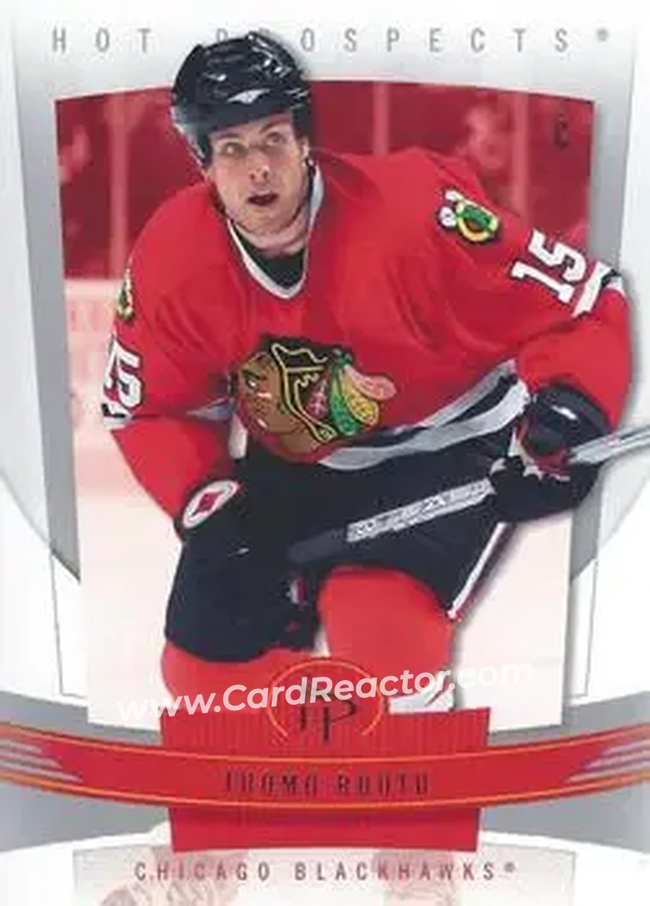 2006-07 Fleer Hot Prospects #22 - Tuomo Ruutu - Chicago Blackhawks - Front 2006-07 Fleer Hot Prospects #22 - Tuomo Ruutu - Chicago Blackhawks - Front
