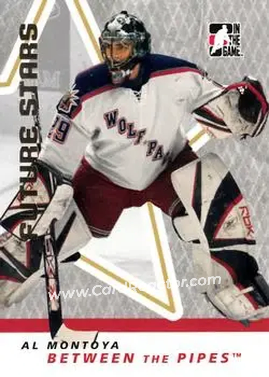 2006-07 In The Game Between The Pipes #1 - Al Montoya - Hartford Wolf Pack - Front