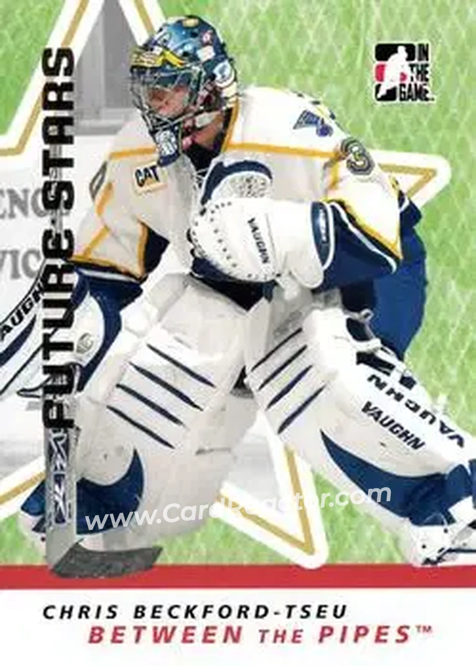 2006-07 In The Game Between The Pipes #8 - Chris Beckford-Tseu - Peoria Rivermen - Front