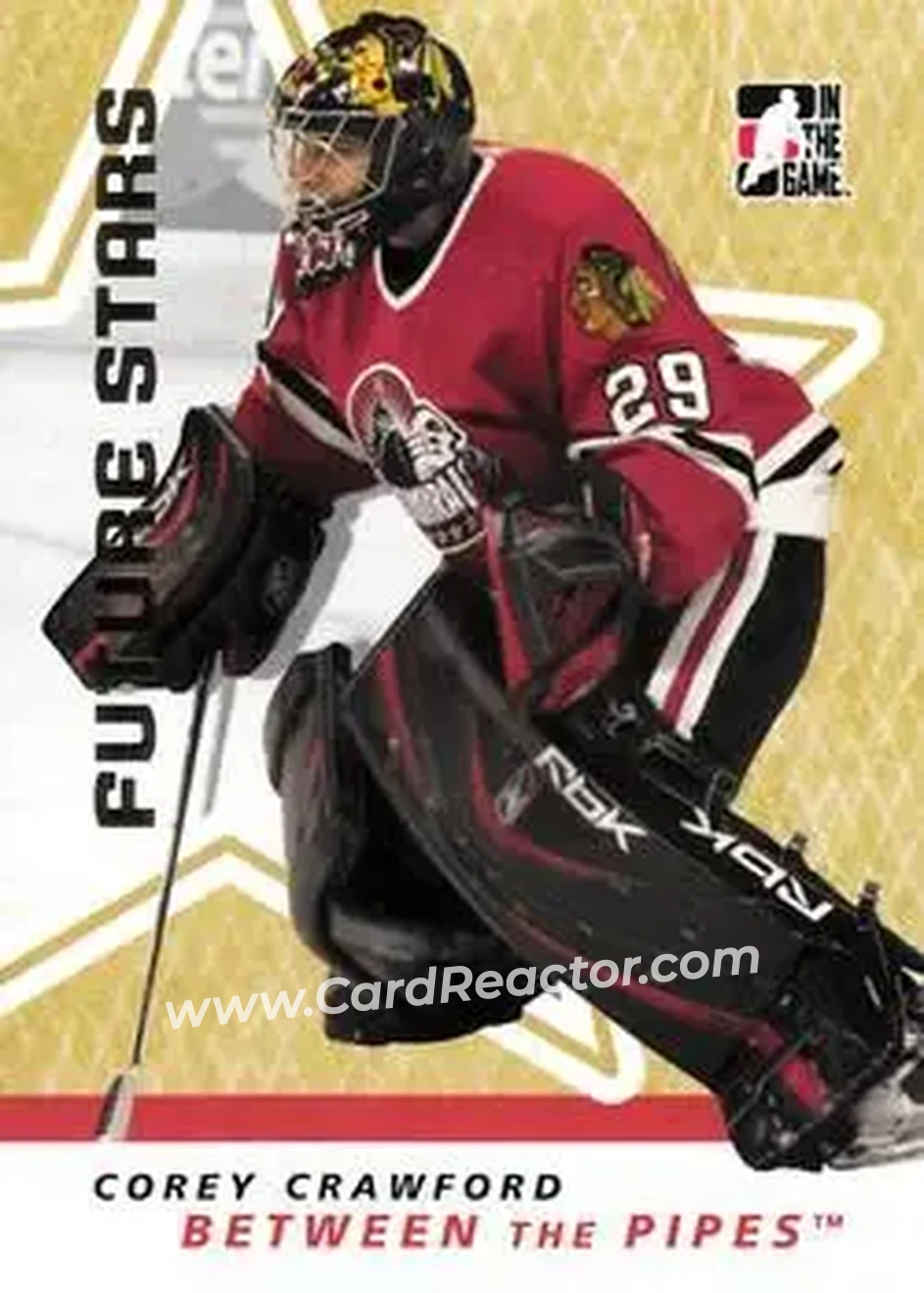 2006-07 In The Game Between The Pipes #9 - Corey Crawford - Norfolk Admirals - Front