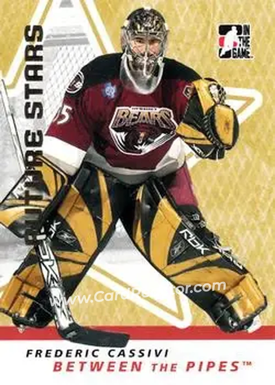 2006-07 In The Game Between The Pipes #14 - Frederic Cassivi - Hershey Bears - Front