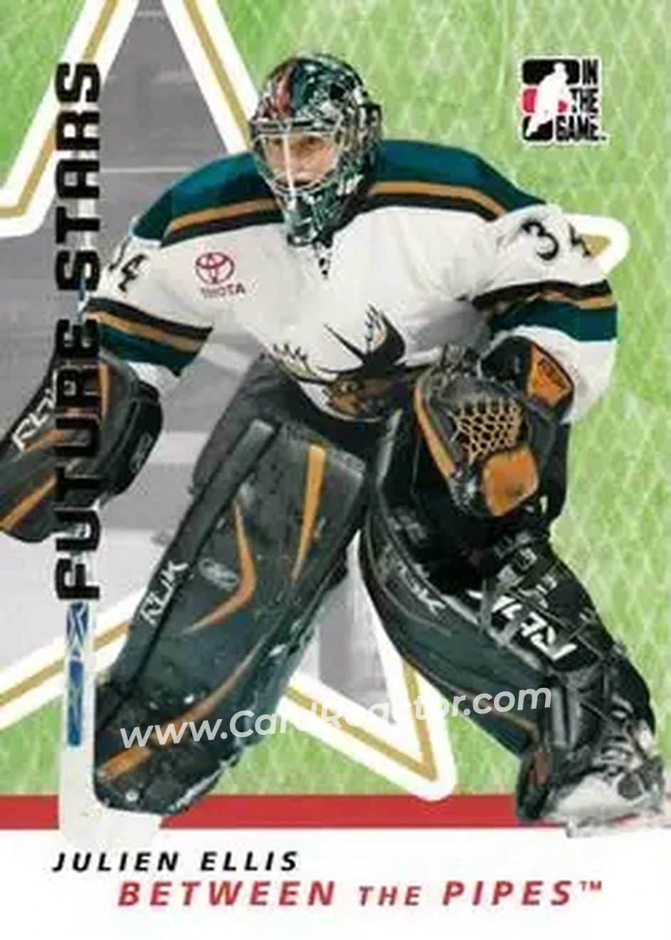 2006-07 In The Game Between The Pipes #28 - Julien Ellis - Manitoba Moose - Front