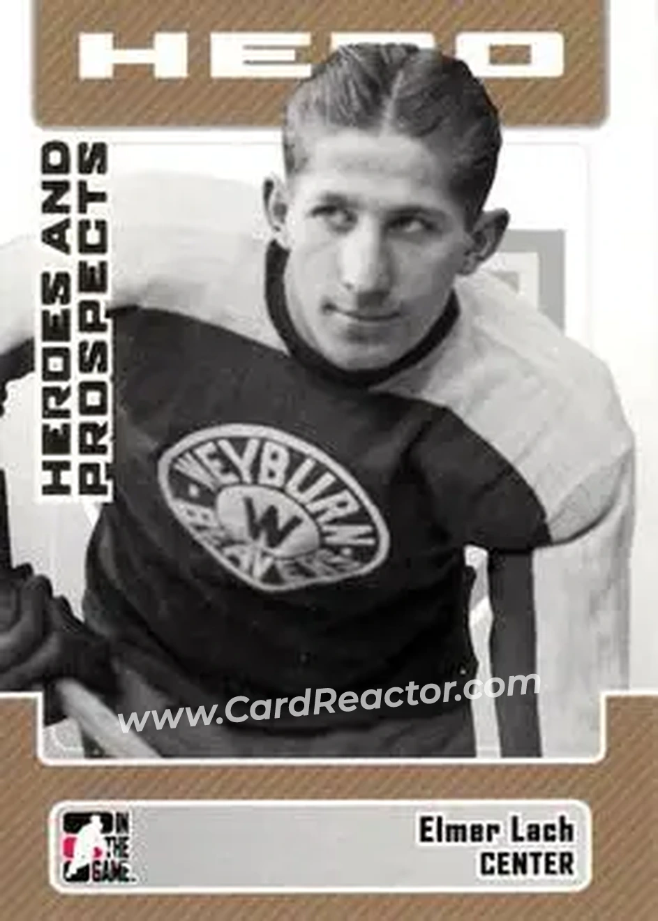 2006-07 In The Game Heroes and Prospects #1 - Elmer Lach - Weyburn Beavers - Front