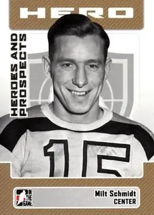 2006-07 In The Game Heroes and Prospects #2 - Milt Schmidt - Providence Reds