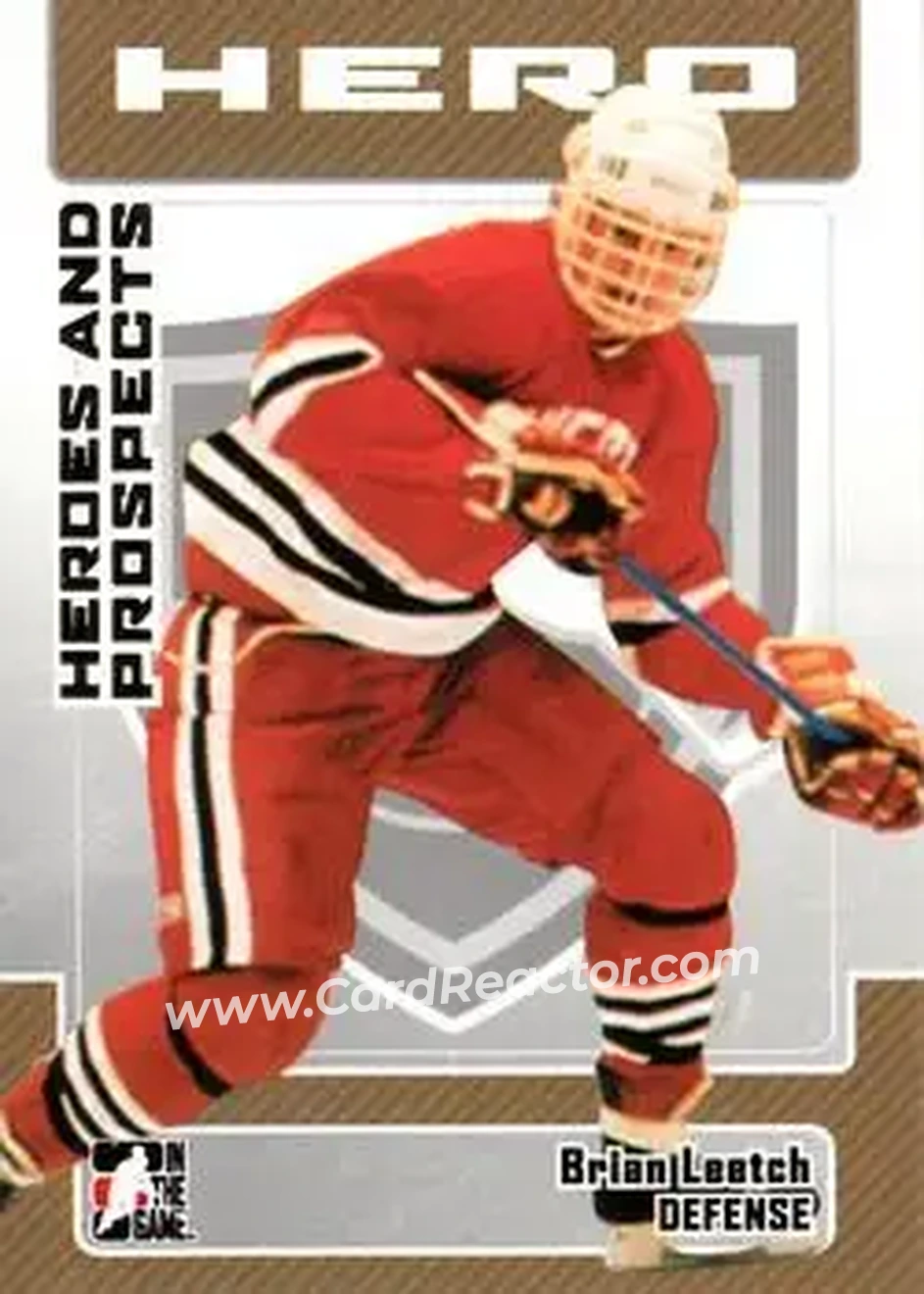 2006-07 In The Game Heroes and Prospects #3 - Brian Leetch - Avon Old Farms Winged Beavers - Front 2006-07 In The Game Heroes and Prospects #3 - Brian Leetch - Avon Old Farms Winged Beavers - Front