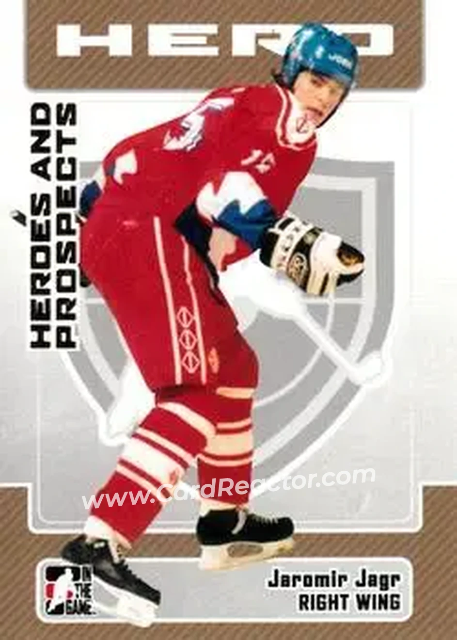 2006-07 In The Game Heroes and Prospects #8 - Jaromir Jagr - Czechoslovakia - Front 2006-07 In The Game Heroes and Prospects #8 - Jaromir Jagr - Czechoslovakia - Front