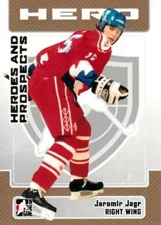 2006-07 In The Game Heroes and Prospects #8 - Jaromir Jagr - Czechoslovakia