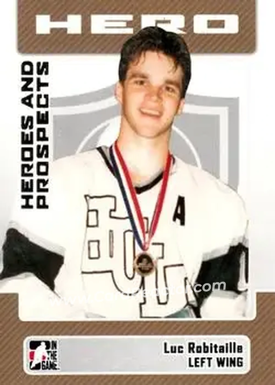 2006-07 In The Game Heroes and Prospects #10 - Luc Robitaille - Hull Olympiques - Front