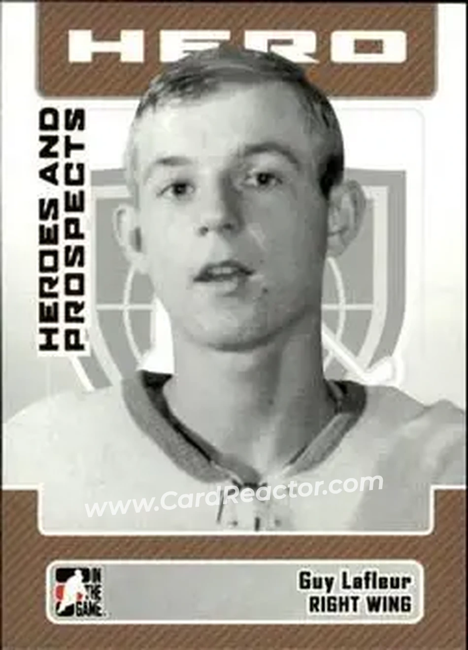 2006-07 In The Game Heroes and Prospects #13 - Guy Lafleur - Quebec Remparts - Front