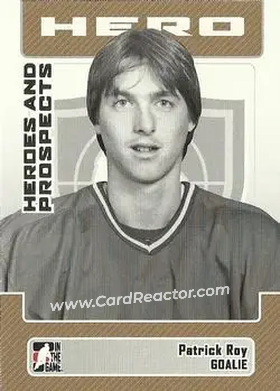 2006-07 In The Game Heroes and Prospects #14 - Patrick Roy - Sherbrooke Canadiens - Front