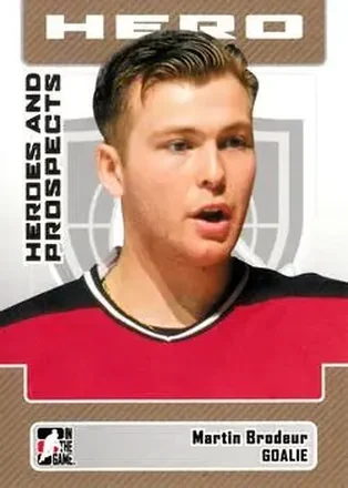 2006-07 In The Game Heroes and Prospects #15 - Martin Brodeur - Utica Devils
