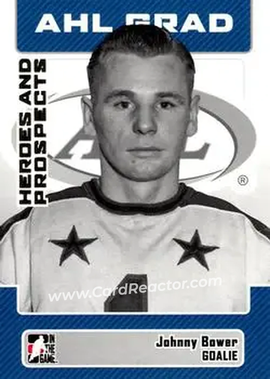 2006-07 In The Game Heroes and Prospects #21 - John Bower - Cleveland Barons - Front