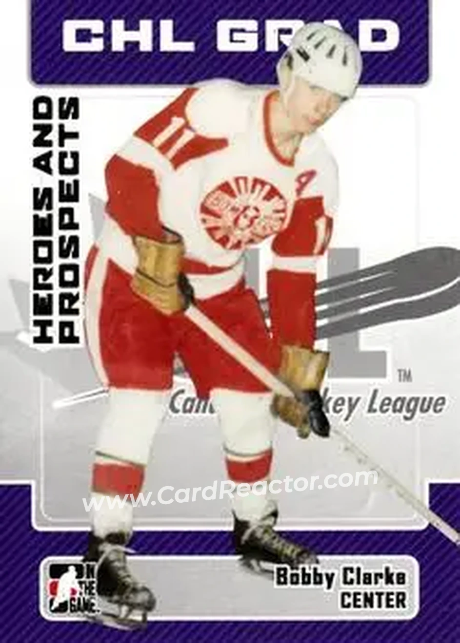 2006-07 In The Game Heroes and Prospects #30 - Bob Clarke - Flin Flon Bombers - Front