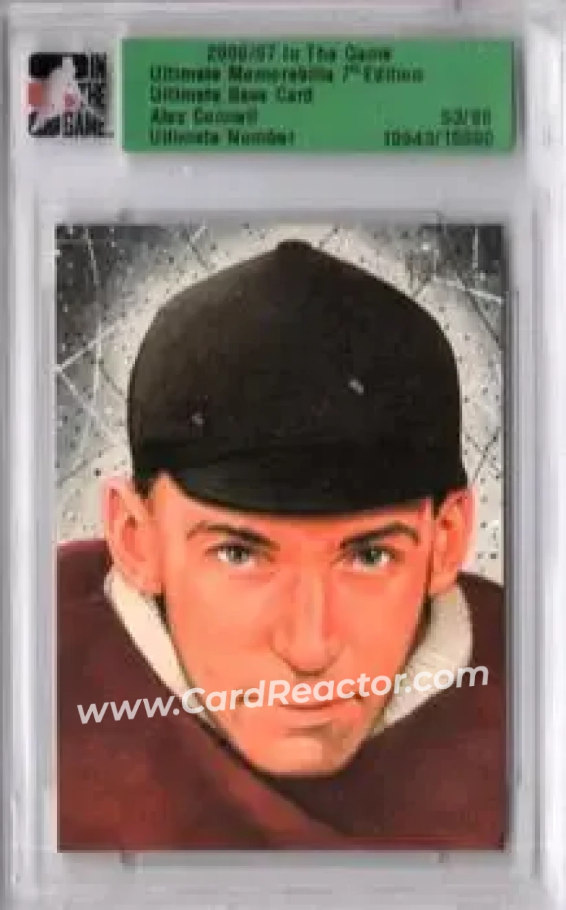 2006-07 In The Game Ultimate Memorabilia #NNO - Alec Connell - Montreal Maroons - Front