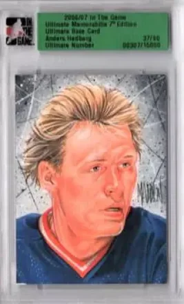 Anders Hedberg · 2006-07 In The Game Ultimate Memorabilia #NNO