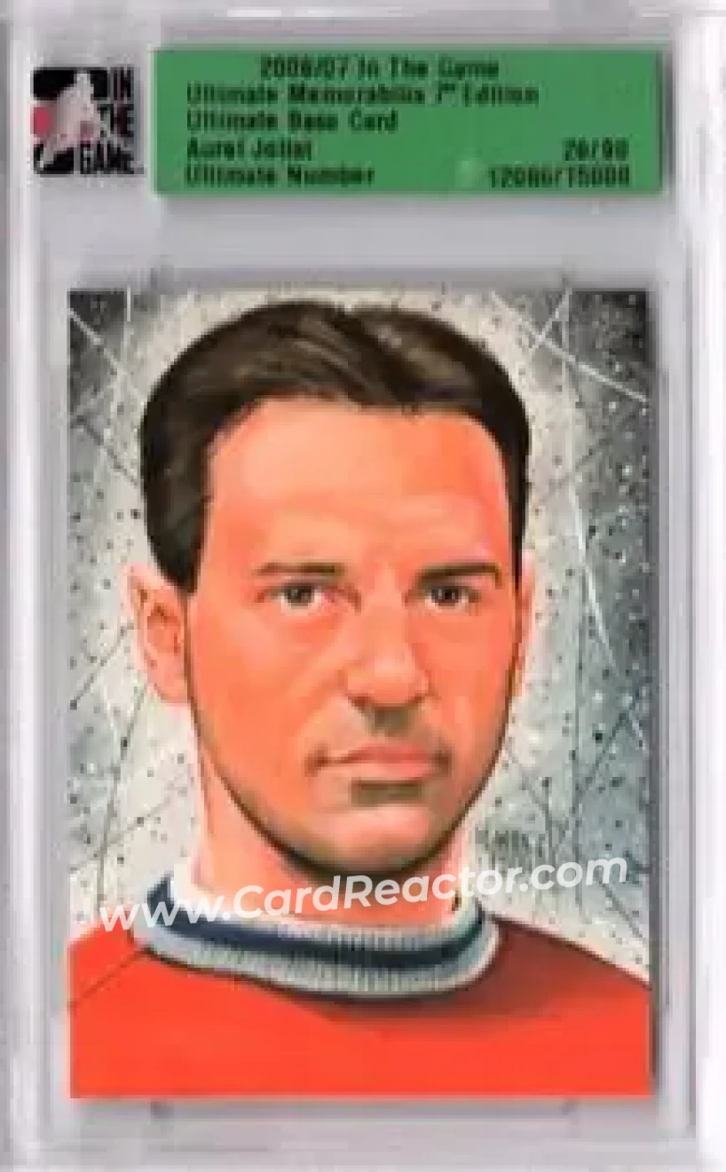 2006-07 In The Game Ultimate Memorabilia #NNO - Aurele Joliat - Montreal Canadiens - Front