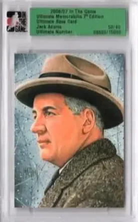Jack Adams · 2006-07 In The Game Ultimate Memorabilia #NNO