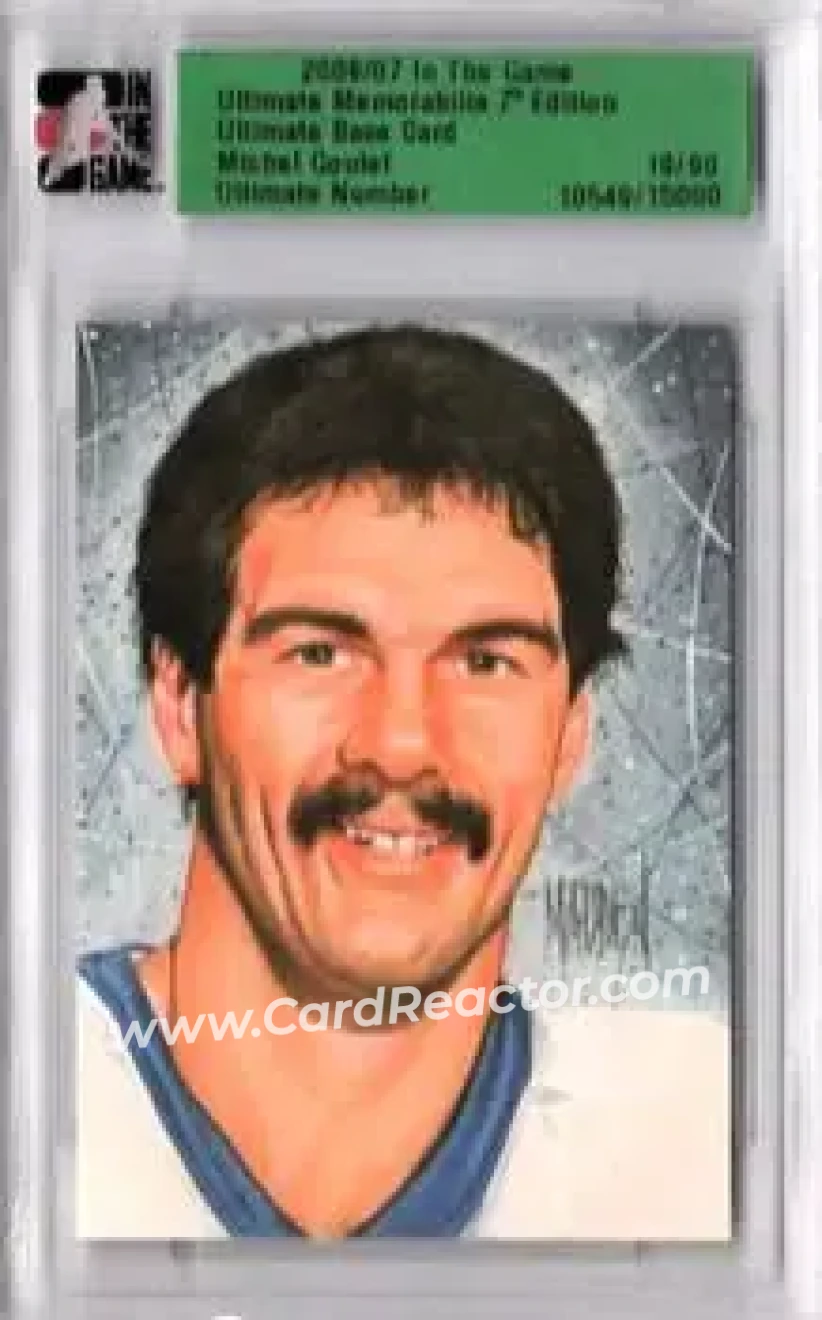 2006-07 In The Game Ultimate Memorabilia #NNO - Michel Goulet - Quebec Nordiques - Front
