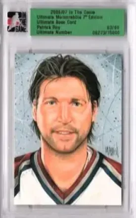 Patrick Roy · 2006-07 In The Game Ultimate Memorabilia #NNO