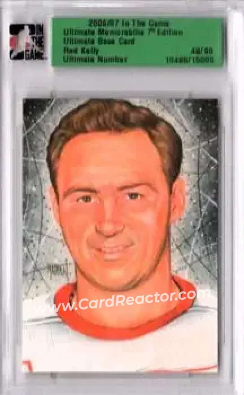 2006-07 In The Game Ultimate Memorabilia #NNO - Red Kelly - Detroit Red Wings - Front