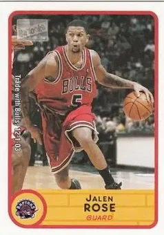 2003-04 Bazooka #5 - Jalen Rose - Toronto Raptors