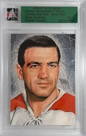 Bernie Geoffrion · 2006-07 In The Game Ultimate Memorabilia #NNO · Artist Proof