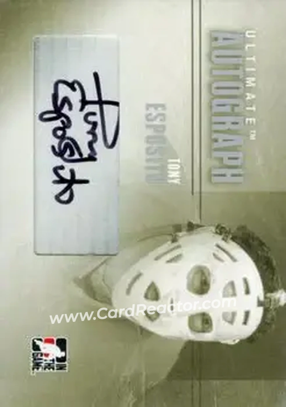 2006-07 In The Game Ultimate Memorabilia - Autos #NNO - Tony Esposito - Chicago Blackhawks - Front 2006-07 In The Game Ultimate Memorabilia - Autos #NNO - Tony Esposito - Chicago Blackhawks - Front
