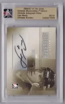 Cam Neely · 2006-07 In The Game Ultimate Memorabilia #NNO · Autos