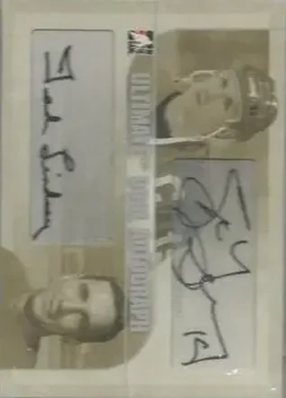 Steve Yzerman - Ted Lindsay AU, PR40 - Detroit Red Wings · 2006-07 In The Game Ultimate Memorabilia #2 · Autos Dual