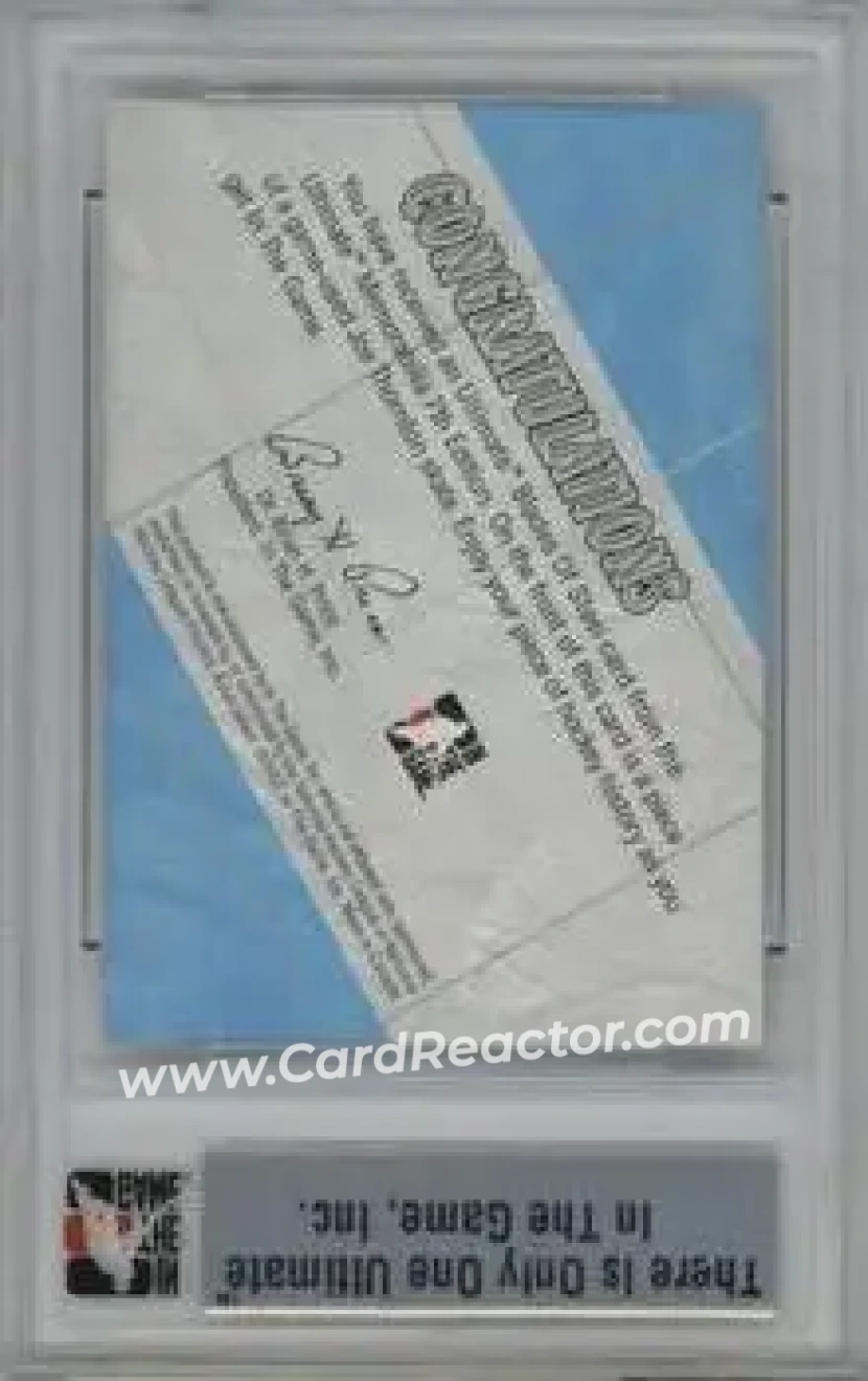 2006-07 In The Game Ultimate Memorabilia - Blades of Steel #NNO - Joe Thornton - San Jose Sharks - Back