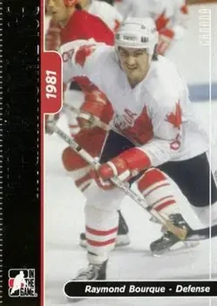 2006-07 In The Game Used International Ice #4 - Ray Bourque - Canada