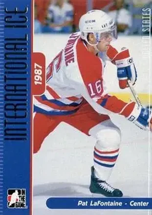 2006-07 In The Game Used International Ice #6 - Pat LaFontaine - USA