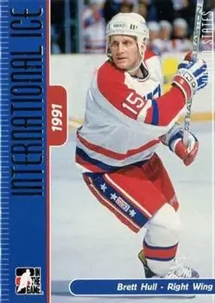 2006-07 In The Game Used International Ice #7 - Brett Hull - USA