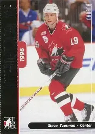 2006-07 In The Game Used International Ice #8 - Steve Yzerman - Canada
