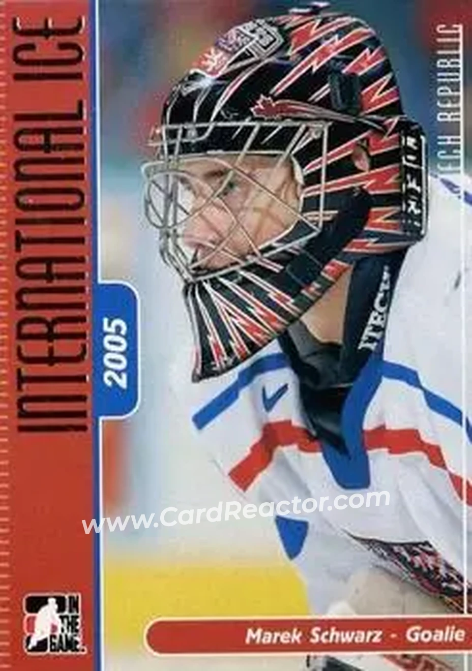 2006-07 In The Game Used International Ice #9 - Marek Schwarz - Czech Republic - Front 2006-07 In The Game Used International Ice #9 - Marek Schwarz - Czech Republic - Front
